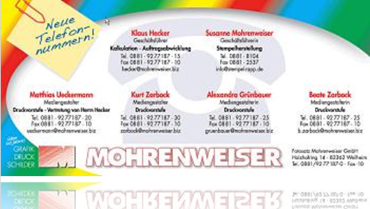 Mohrenweiswer